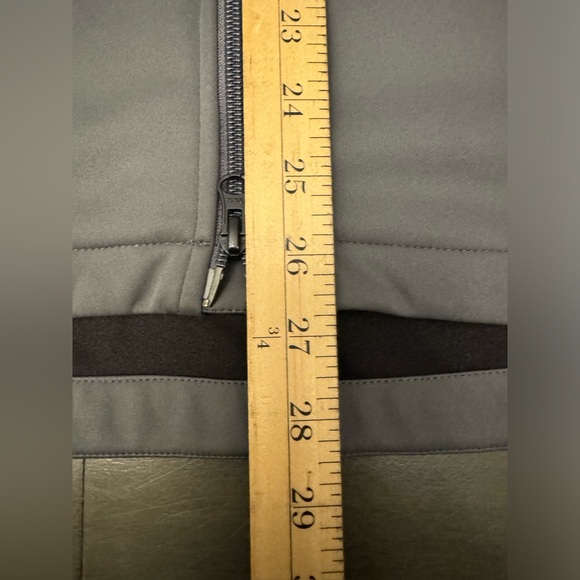 Footjoy Dryjoys Cool Conditions Soft Shell Golf Jacket Men’s Large Gray/Black - Picture 6 of 8